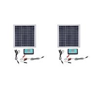 YRREATY 2X 100W 12V Solar Panel Kit with Charge Controller MPPT Aluminum Solar Panel for Outdoor RV Camping Boat Trailer System