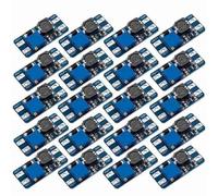 YRREATY Adjustable DC-DC Boost Converter,2A Module, 20 PCS Voltage Regulation Board, Input Voltage 2V- 24V, Output 5V- 28V