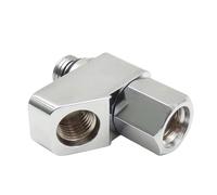 YRREATY Adjustable Rotation Diver Regulator Stainless Steel Splitter Hose Adapter for Technical Diving