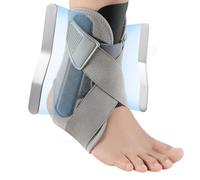 YRREATY Ankle Brace for Sprained Ankle Support and Injury Recovery for All | Detachable metal brackets on both sides fix the ankle for stable protection, while breathable mesh keeps the skin cool.