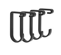 YRREATY Bike Hooks 4pcs for Garage for Ceiling Mount Rack- Overhead 4X8 Storage Racks for Ceiling Hanging Bicycle Shelves
