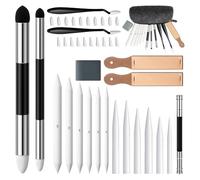 YRREATY Blending Stump Set 40 Pcs Sketch Drawing Tools Accessories with Sandpaper Pencil Sharpener Extension Tool Erasers