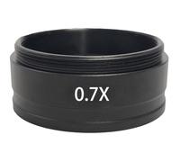 YRREATY C-Mount Optical Lens M42mm Thread for 120X 180X 200X 300X 500X 0.3X 0.5X 0.7X 2.0X Auxiliary Barlow Objective Lenses C
