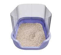 YRREATY Cat Litter Box Cover(4 Pcs), Cat Litter Box Pee Shield& Privacy Screen-Splash Guard 15 X 11.5in