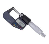 YRREATY Digital Micrometer 0.001mm Electronic External Micrometer Chrome Plated Caliper Gauge Measurement Tool Data Output 50-75mm