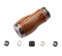 YRREATY DIY Fishing Reel Accessories Replacement Kit Reel Grip Solid Wood Universal Knob C