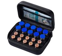 YRREATY Fits 1ml 3ml 5ml 10ml Vials Storage, Peptide Case for Fridge, 20 Vials Holder, Not Fit Tall 10ml Vial