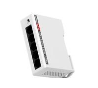 YRREATY For 48V PoE Switch NVR IP Camera AP 100M 5 Port POE Extender DIN Rail 60W Input Repeater IEEE802.3af/At Plug& Play