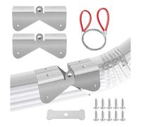 YRREATY Gutter Downspout Hinges,1 Pair/2 Pcs Gutter Extension Hinge,Down Spout Drain Extension Hinge,for Square Rectangle Gutter