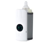 YRREATY Home for Traveling Rechargeable Cordless Bottle Warmer Portable with Temperature Control Milk Heating Function Baby Bottle Warming Device