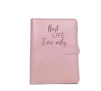 YRREATY Leather Flyer Holders with Thumb Slots and Secure Closure Daily | Perfect for home, study, or workplace, this ministry organizer keeps materials within reach with a clean, professional look.