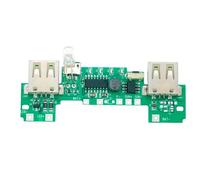 YRREATY Mobile Power Bank Module Ultra 5V 2A LED Indicator for 18650 Cells | High compatibility with standard 3.7V Li-ion 18650 cells, enabling easy replacement and upgrades for lithium batteries.