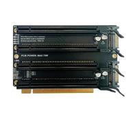 YRREATY PCIe X16 to X4x4x4x4 Expansion Card PCI-E 3.0 X16 1 to 4 Gen3 Adapter Card Split Card SATA Power Port