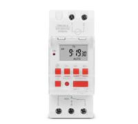 YRREATY Programmable Timer Switch for DIN Rail - 30A 250V, 16 On/Off Unit
