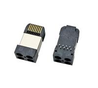YRREATY RJ45 Connector 8P8C Shielded DIP Plug-in for PCB Prototyping Kits | RJ45 8P8C shielded DIP plug-in connectors ideal for DIY PCBs and prototyping; long body eases through-hole routing