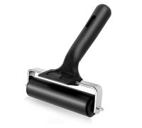 YRREATY Rubber Roller,Brayer Rollers for Crafting 3.74inch Rubber Roller Black for Crafting Printing Inking and Stamping
