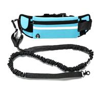 YRREATY Traction Rope Dog Leash Hand Free Adjustable Waist Belt Chest Strap for Pet Walking Running Jogging C