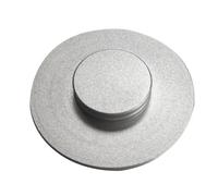 YRREATY Turntable Stabilizer Clamp for Vinyl Big Hole CDM12.1/12.2 Disk | Aluminum weight with EVA bottom to reduce vibration, prevent record wear, and safeguard the label during play.
