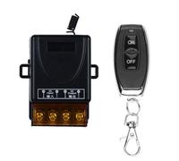 YRREATY Wireless Remote Control Switch 30A DC12-48V Relay For Smart Home | Dual relay outputs enable control of two circuits from a single RF433MHz transmitter; supports expansion.