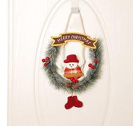 YRRYGMN Christmas Front Door Wreath Outdoor Wreath for Christmas Large Wreath Outdoor Winter Garland Garage Decorations in Winter Holiday Festive Atmosphere improvements Daily Life