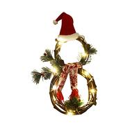 YRRYGMN Christmas Wreath, Home Decor Wreath Pendant Wreath Wall Hanging Christmas Wreath, Decoration for Door Wall House, Fashion Unique for Festival (RD)
