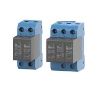 YRSP DC SPD 2P 3P 20-40KA 600V 800V 1000V Surge Protective Device Low-voltage Arrester House Din Rail 2 Poles Protector YRSP-D12T1+T2 1Pcs(2P 800V)