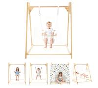 Yrthe Voitom 5-in-1 Baby and Toddler Foldable Swing Set | with Stand, Classic Swing, Swing-Seat, Baby Jumper, Hammock, Play Tent for Kids 3yr+