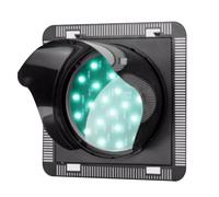 YRthongXy Traffic Light Lamp, 100mm Green Traffic Signal, with Sunshade, Snap-in Installation