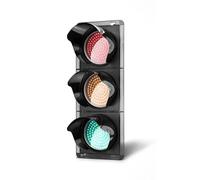 YRthongXy Traffic Light Lamp, Triple and Dual Module,300 mm (12 inch) Traffic Light, for Garage, Road, Dock