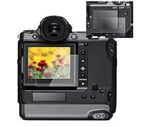 YRTIYO Screen Protector Glass Compatible for Fujifilm GFX100 GFX100S [2 Glass LCD & 2 TPU TOP Screen] KOMET Camera Screen Protector