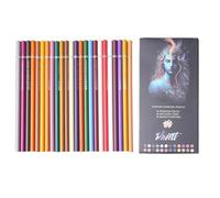 YRTUOP 24 Colored Pencils | Coloring Pencils for Kids - Blendable Drawing Stationery for Drafting Technical Writing Classroom Art Supplies Adult Child
