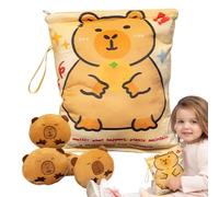 YRTUOP Bag for Snacks Plush Snack Pouch Capybara Keychain