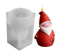 YRTUOP Christmas Molds for Resin,Santa Snowman 3D Moulds,Candles Non-Stick Silicone Molds Christmas Shapes - for Halloween Home Desk Holiday Craft Soap Casting