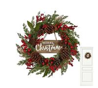 YRTUOP Christmas Wreaths for Front Door - 19.6 Inch Artificial Party Decor - Front Door Christmas Decorations,for Home Office Room Decor Gardening Daily Thanksgiving Holiday Birthday Vacation