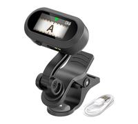 YRTUOP Clip on Tuner | Guitar Auto Tuner | Large Clear Lcd Display Quick Accurate 360-Degree Rotation Travel Portable Tuning for Home Acoustic Live Musicians Stage Bass Music Lessons Practice Electric