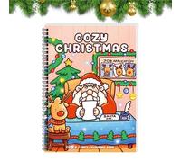 YRTUOP Colouring Book Toy,Guided Early Learning,Christmas Theme Coloring Book | for Airplane Classroom Study Room Students Boys Girls Over 3 Years Old