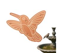 YRTUOP Copper Disc for Bird Bath - Universal Fit with Reinforced Three-Point Support - Bird Bath Copper Cleaning Plate for Fountains, Water Bowls, Park, Patios and Courtyard