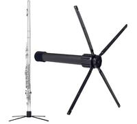YRTUOP Flute Stand, Foldable 4-Legged Instrument Holder with Metal Base, Flute Night Stand, for Travel, Home, Outdoor, Door Area, Halloween, Holiday, Birthday Party, Family, Friends, Drums