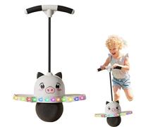 YRTUOP Pogos Jumper With Handle, Funny Pogos Stick High Jump Toy With Light Bouncing Ball Jump Board Sensory Toys For Kids Boys Girls