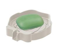 YRTUOP Soap Bar Holder - Silicone Counter Sponge Base | Rose Shape Soap Dish with Drain for Kitchen Travel Bathroom Sink Outdoor Counter Commercial Decoration