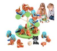 YRTUOP Stacking Game,Wooden Bird Blocks Balance Toy - Fine Motor Activity, Interactive Educational Development Tool for School Classroom Family Tabletop