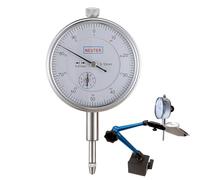 YRTUOP Table Saw Indicator - Mechanical Indicator,0-10mm Tester with 0.01 MM Accuracy Aluminum Alloy Housing for Furniture Decor Machinery Manufacturing Industrial Auto Repair