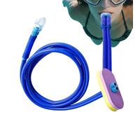 YRTUOP Underwater Breathing Device, Silicone Ergonomic Training Respirator Hose, Diving Snorkel Breathing Tube for Men Women Adults Beginners for Swimming Camping in the River Lake and Pool for