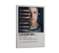 YRTWR I WBRRB 13 Reasons Why Poster Wall Art Cover Design Painting for Bed Room Movies 08x12inch(20x30cm) Frame-style