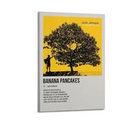 YRTWR I WBRRB Banana Pancakes by Jack Johnson Poster Wall Art Cover Design Painting for Bed Room Movies 12x18inch(30x45cm) Frame-style