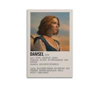 YRTWR I WBRRB Damsel Poster Wall Art Cover Design Painting for Bed Room Movies 12x18inch(30x45cm) Unframe-style