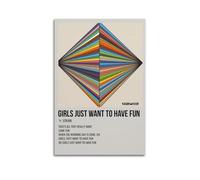 YRTWR I WBRRB Girls Just Want to Have Fun by Strfkr Poster Wall Art Cover Design Painting for Bed Room Movies 12x18inch(30x45cm) Unframe-style