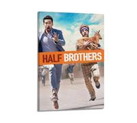 YRTWR I WBRRB Half Brothers Poster Wall Art Cover Design Painting for Bed Room Movies 12x18inch(30x45cm) Frame-style