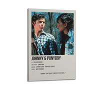 YRTWR I WBRRB Johnny & Ponyboy from The Outsiders Poster Wall Art Cover Design Painting for Bed Room Movies 24x36inch(60x90cm) Frame-style