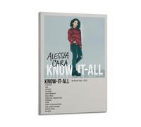 YRTWR I WBRRB Know-it-all by Alessia Cara Poster Wall Art Cover Design Painting for Bed Room Movies 24x36inch(60x90cm) Frame-style